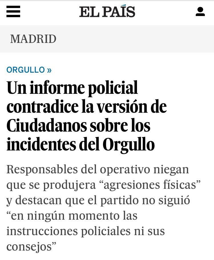 gominuke's tweet photo. No solo manipulan las imágenes que grabaron en el orgullo, sino que directamente es completamente mentira su versión de hechos. Y como no vas a pedir disculpas a la comunidad LGTB, como mínimo dimite: por incendiaria, irresponsable y mentirosa. #ArrimadasDimision @InesArrimadas https://t.co/PqhnjvoRx9