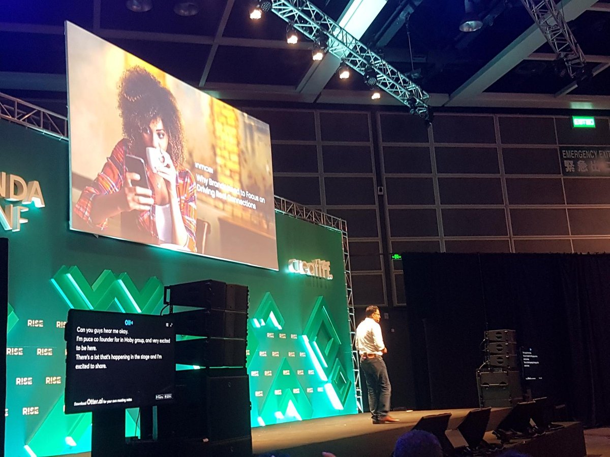 InMobi's tweet photo. Piyush Shah, Co-founder, InMobi Group and President, Marketing Cloud and TruFactor, talks about #DrivingRealConnections with consumers in this day and age at the RISE Conf in Hong Kong.  - https://t.co/C9LRbgIQpe

#RISEConf #ConnectedConsumers

Pic Courtesy: Marlene Vicaire https://t.co/6Re8CrtrRM