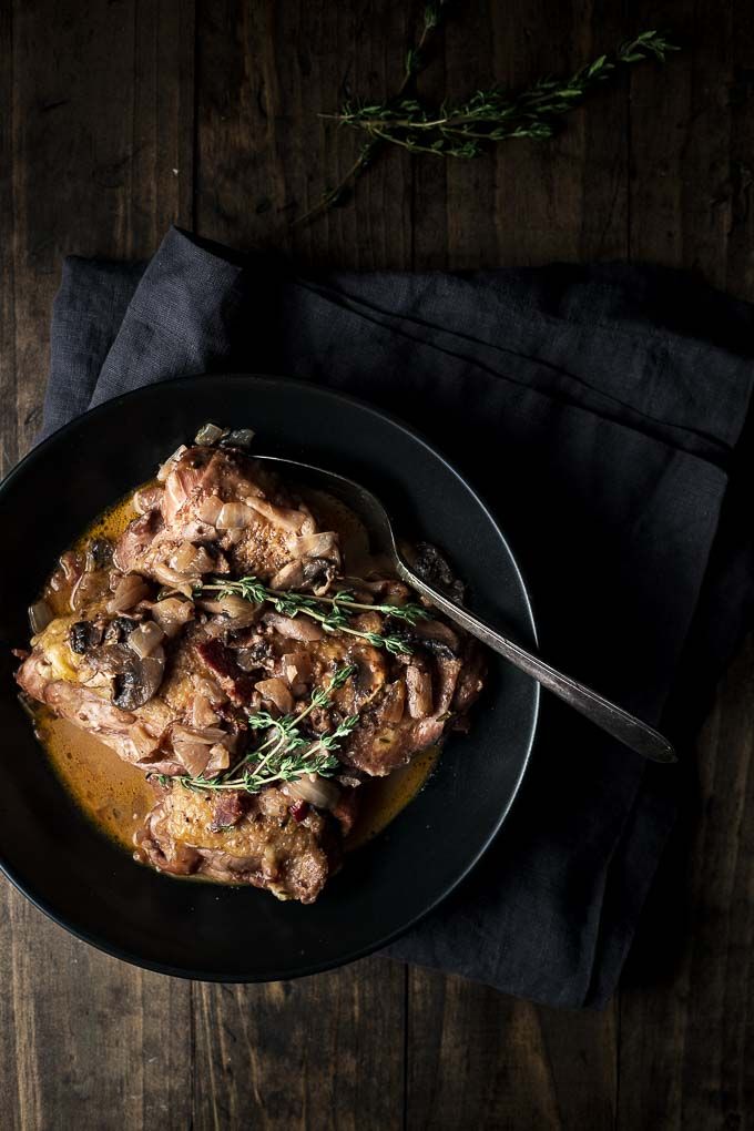 wenthere8this's tweet photo. This Instant Pot Coq Au Vin is a classic French stew made with juicy chicken, red wine, mushrooms & bacon. It's easy to make for an awesome weeknight meal! #coqauvin #chickeninwine #frenchchicken https://t.co/M38fv5kJLK via @wenthere8this https://t.co/MuCeKnNkvS