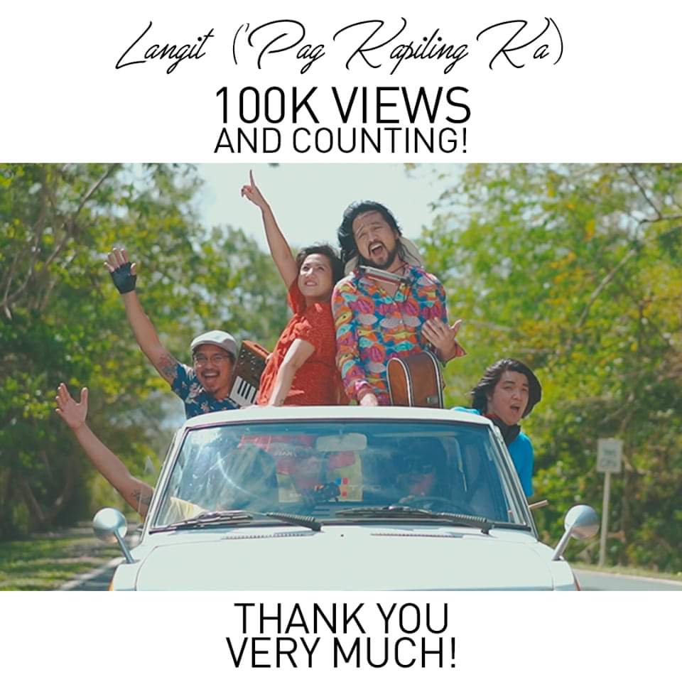 JTC_Official's tweet photo. We're in cloud 9 as we reach more than 100K views for "Langit 'Pag Kapiling Ka"! Thank you for your following and comments. ❤

#LangitPagKapilingKa #JoinTheClub2019 #JanaGarcia #YinYangSingles

Check out the official MV here. 👇
https://t.co/hiRS8NggLv https://t.co/2dgG9FmXfa
