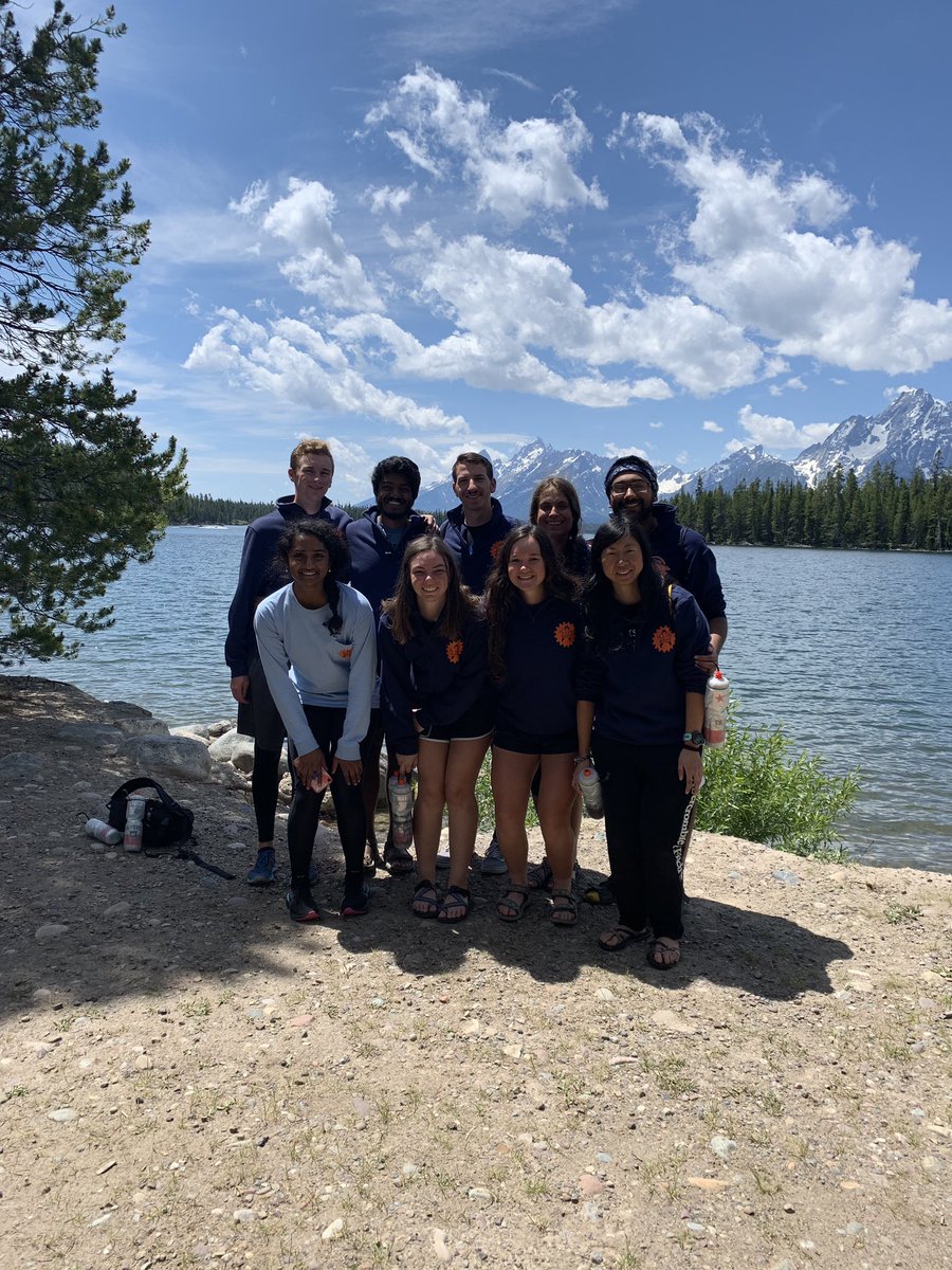 illini4000's tweet photo. Day 50: 0 miles from Grand Teton National Park to Grand Teton National Park. A well deserved day off spent exploring mountainous terrain of the Teton Range. #idefeetcancer #i4k #2019bikeamericateam https://t.co/49dbjb34fe