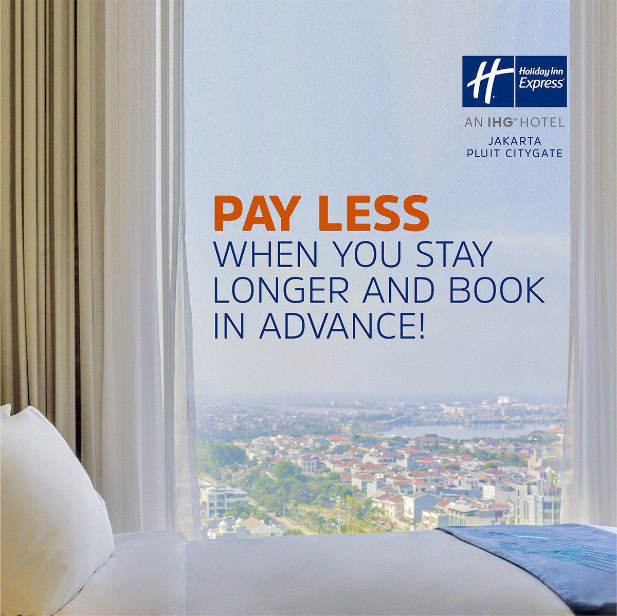 EmporiumPluit's tweet photo. Always get more for less when travel for Business & Leisure together & book #StayLongerPayLess promotion. City excursion or Shopping in the Emporium Pluit Mall is so convenience. Always Free Breakfast & Free Wi-Fi when book direct with us.Β
Holiday Inn Express | 10th Floor, EPM https://t.co/WpQAF1MovT