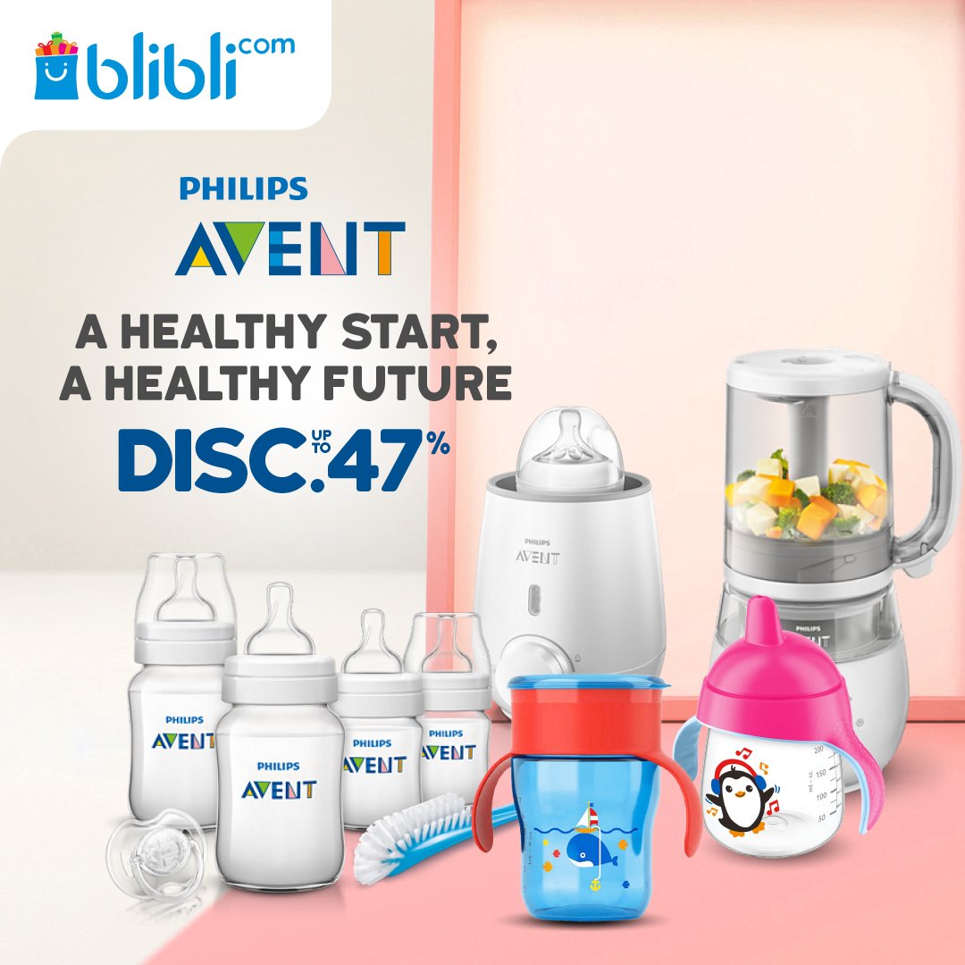 A healthy start, a healthy future. 
Bunda, berikan yang terbaik untuk sang buah hati. 
Dapatkan harga terbaik untuk semua produk Philips Avent di BliBli, promo terbatas. Ayo beli sekarang klik blibli.com/philipsavent-ig