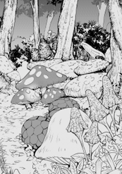 本日発売の別冊少年マガジンに『二ノ国〜光の後継者と猫の王子〜』第4話を掲載させて頂いてます!砂漠を越えて、ついにあの国へ…!スタッフさんがモエールの森を楽しそうに描いてくれました!私も一緒にキノコ描きたかった…!
宜しくお願い致します!