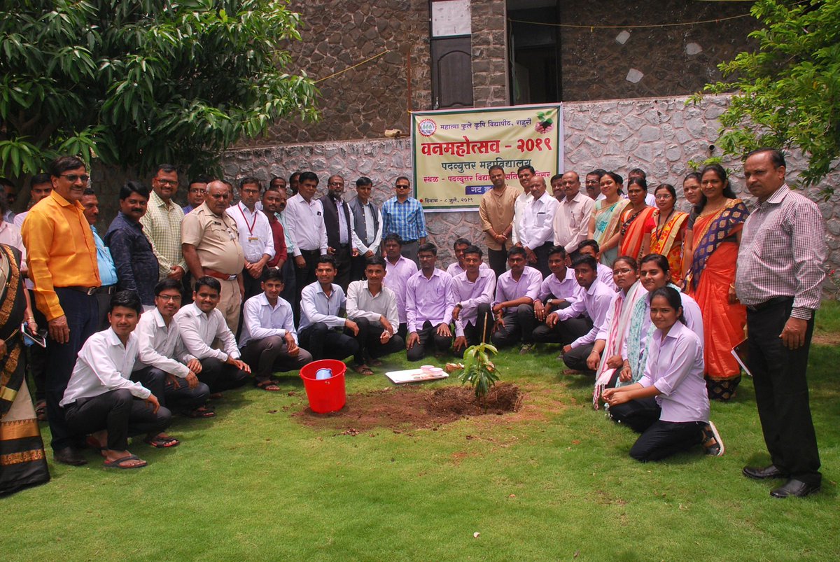 "When a child is born in a family,we must plant a tree"
Dr. K. P. Viswanatha
Vice Chancellor, MPKV, Rahuri