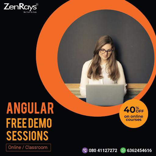 Zenrays's tweet image. #Angular Free DEMO this Saturday, 13th July
Call and confirm your seats @ +91 6362454616 || 080-41127272
#angular6 #angularjs #javascript #Nodejs #reactjs #webdevelopment #programming #programmer #Coding #codinglife #Bangalore #TuesdayThoughts #TuesdayMotivation #TuesdayMorning