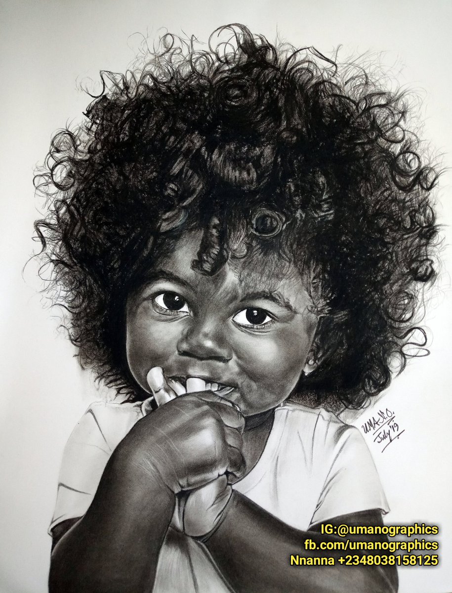 nnanna_uma's tweet photo. @FireOFola @Gidi_Traffic I'll draw and present a realistic portrait like this. Even if their walls are littered with photographs, they'll love to see a portrait of their children 🙏🏾💯

#Art #nigerianartist #AfricanArtist #africanchild #art_realism #NUmaTips #PencilPortrait #ArtForSale #AFCON https://t.co/sRCmSsME7j