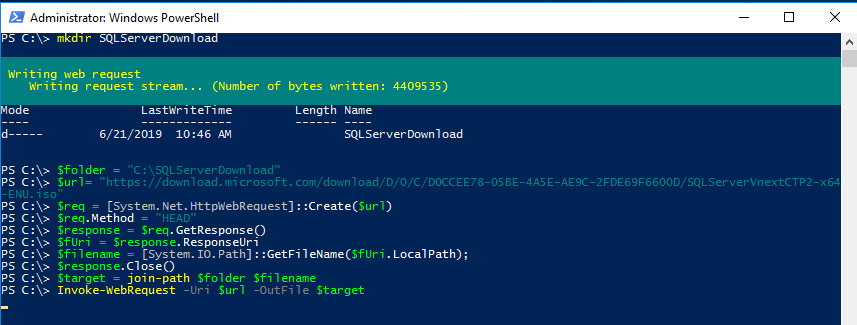 mshowto's tweet photo. #mshowto'da @caglarozenc bizlere Powershell kullanarak SQL Server kurulumunu anlatıyor.

https://t.co/E26etyefu7

#dba #dbops #powershell #powershellilesqlkurulumu #sql #sqlautomation #sqlkurulumu #SQLServer #SQLServer2019 https://t.co/zgAwNuwmpT