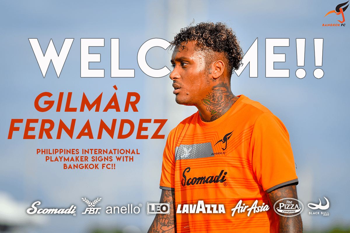 BKK_FC's tweet photo. WELCOME TO BANGKOK FC:  Filipino international Gilmàr Fernandez!  
#BangkokFC #บางกอกเอฟซี 
https://t.co/Q0u6Dt1V7o https://t.co/ALgnyiuElH
