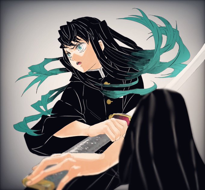 如月たまこさんがTwitterに投稿した時透無一郎(鬼滅の刃)のイラスト。
