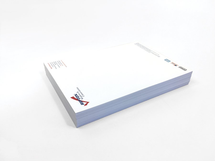 Despite the internet and email, many companies still need good old letterheads and continuation paper. Recent print run for local company in #Basingstoke