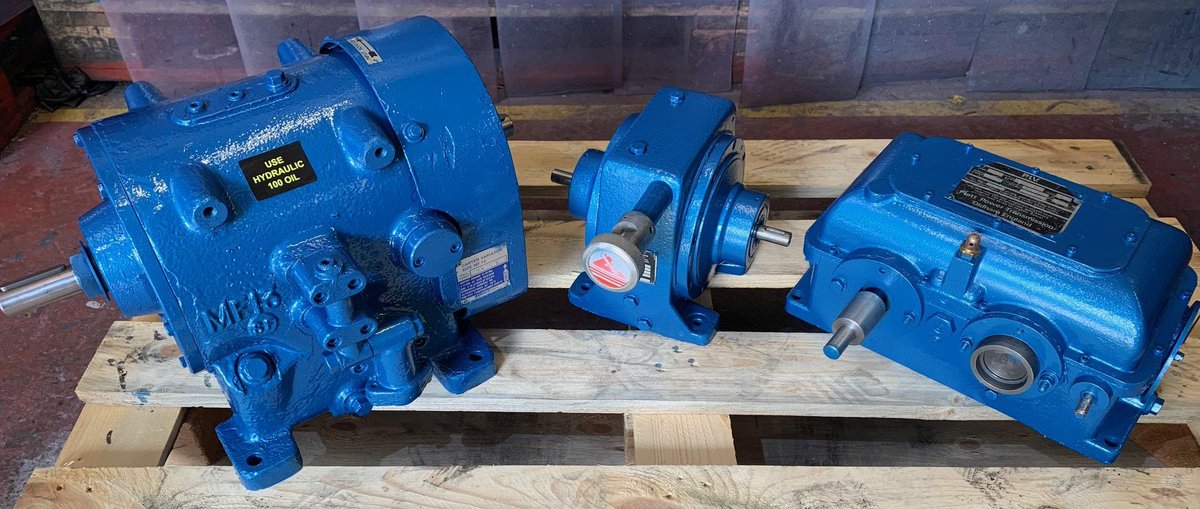 NETEng1's tweet image. Do you have a variable speed gearbox in need of some TLC? On the left is a #CarterGear in the middle is an #Allspeed #Kopp and on the right a #PIV
All three have just been fully serviced in our workshop. #variablespeed #gearboxes