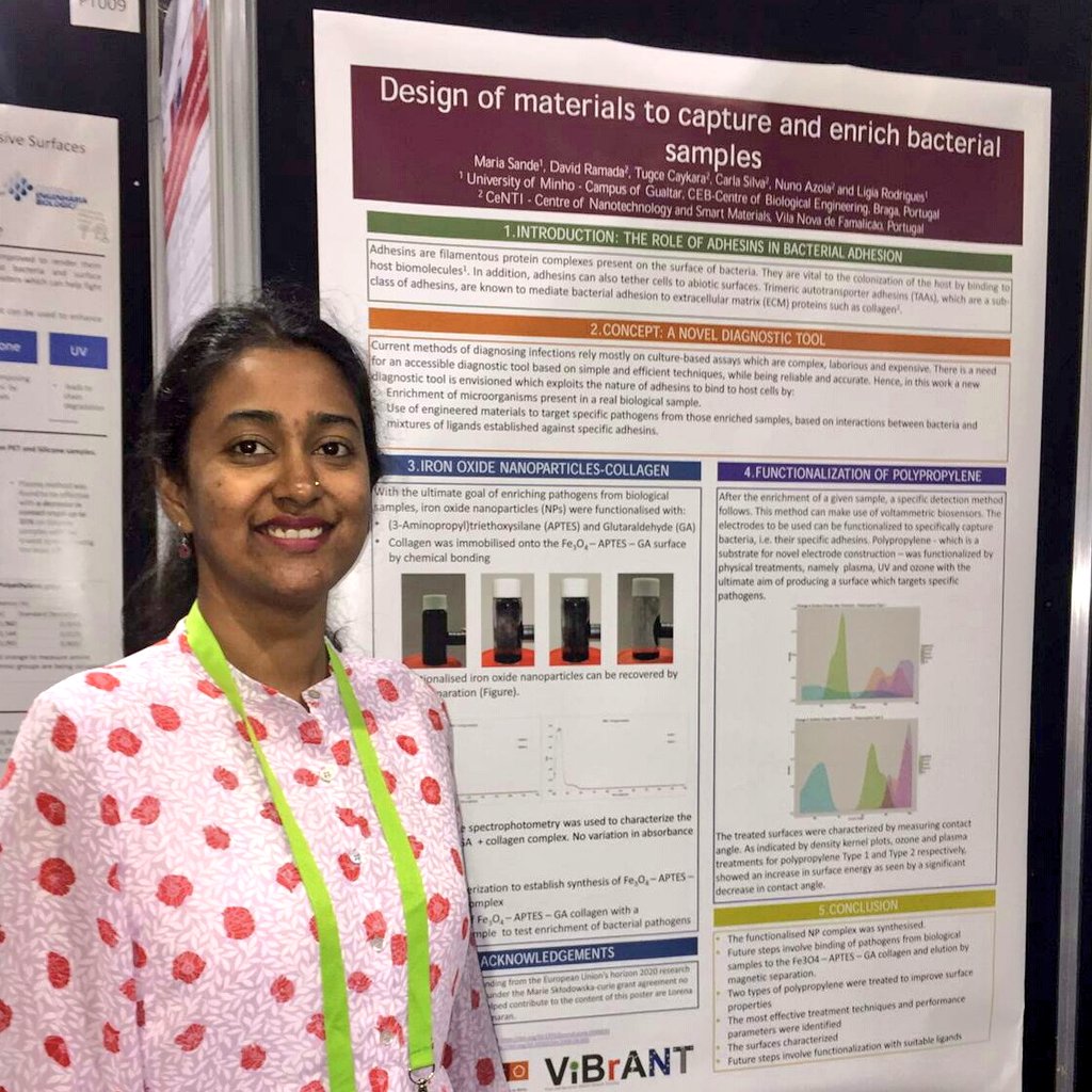 Privileged to present my poster today on pathogen capture at FEMS 2019 along with my colleagues from the <a href="/ViBrANT_itn/">ViBrANT</a> network!!😃