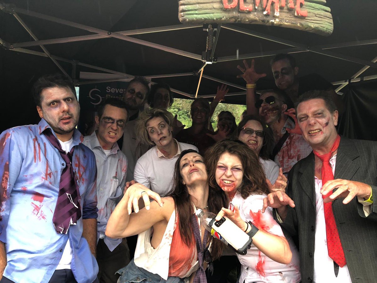 Brilliant day at the <a href="/severnhospice/">Severn Hospice</a> dragon boat race on Saturday!! #businesszombies