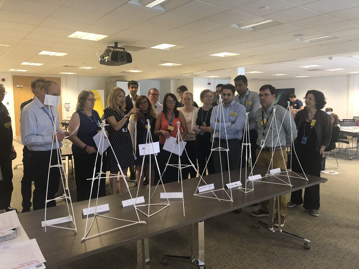 HarwellCampus's tweet image. Great task from @ExplosiveLS for our @HarwellCampus project managers at today’s #ConnectHarwellWorkshop - excellent tower building, teams!