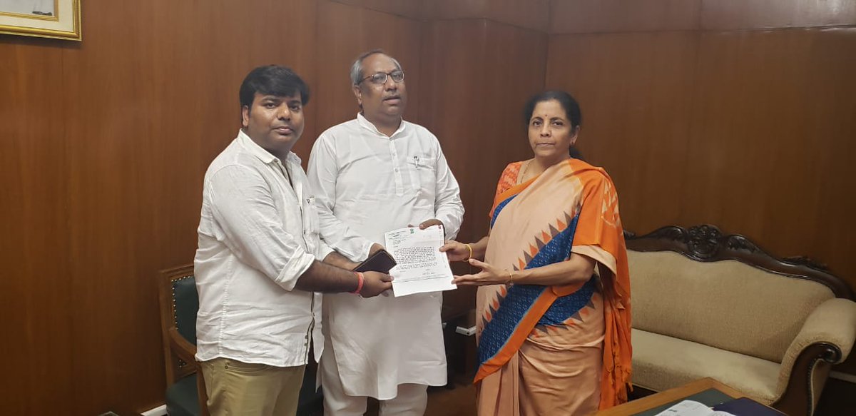 Nsitharamanoffice On Twitter Shri Praveen Kumar Nishad Hon Ble Mp Ls Calls On Smt Nsitharaman