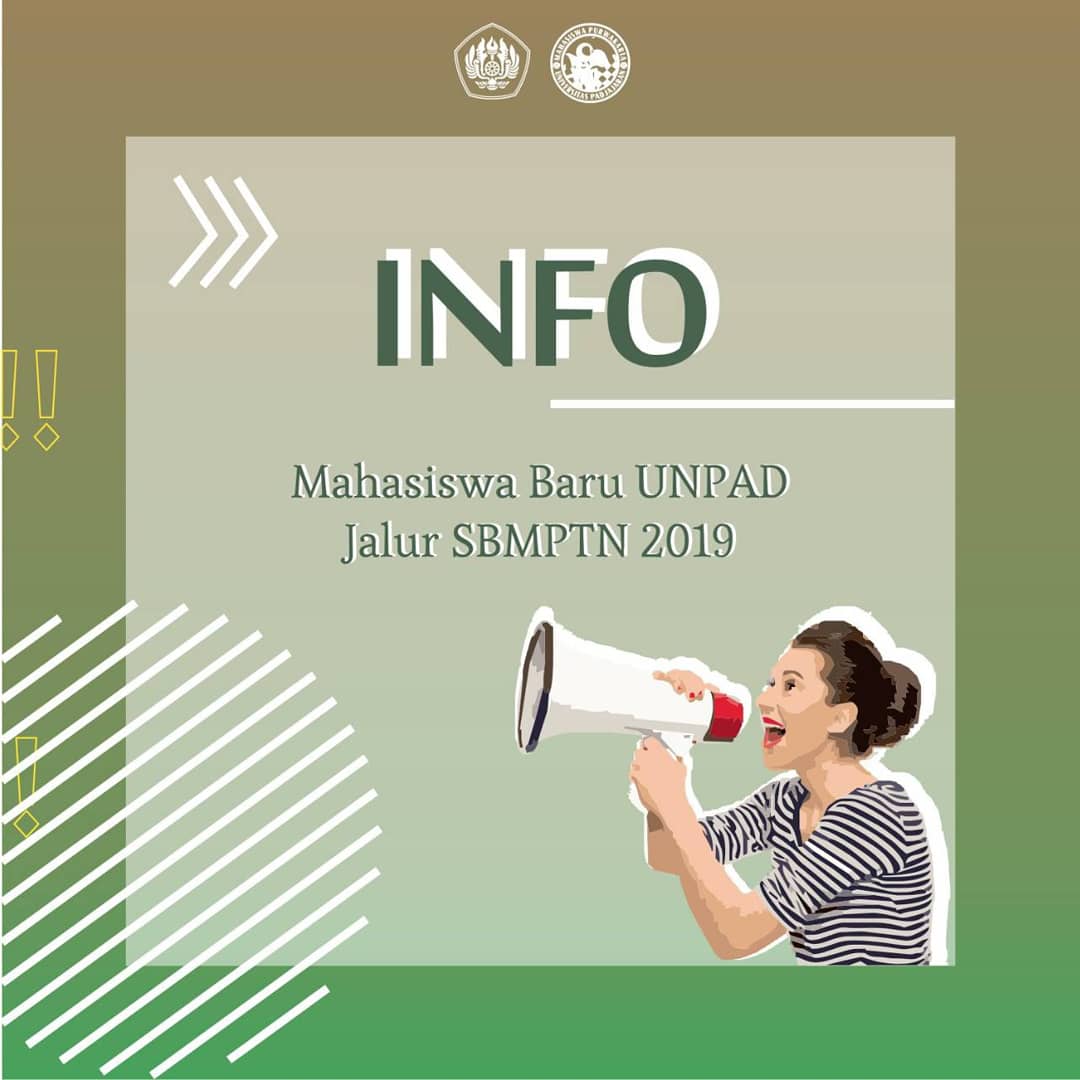 Unpad_PWK's tweet photo. [SELAMAT DATANG]

Haloo para pejuang UNPAD 2019 pengumuman hasil SBMPTN 2019 sudah dapat di akses melalui laman resmi https://t.co/wIRvueXc75
Atau bisa juga melalui laman berikut :
https://t.co/sllYwskGtq
https://t.co/0WZqJ9AzGy
https://t.co/7CEHTLE9m0 https://t.co/k3ZYdnW373