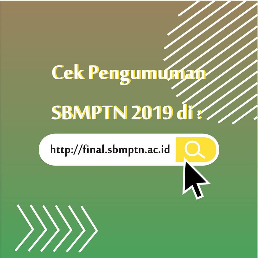 Unpad_PWK's tweet photo. [SELAMAT DATANG]

Haloo para pejuang UNPAD 2019 pengumuman hasil SBMPTN 2019 sudah dapat di akses melalui laman resmi https://t.co/wIRvueXc75
Atau bisa juga melalui laman berikut :
https://t.co/sllYwskGtq
https://t.co/0WZqJ9AzGy
https://t.co/7CEHTLE9m0 https://t.co/k3ZYdnW373