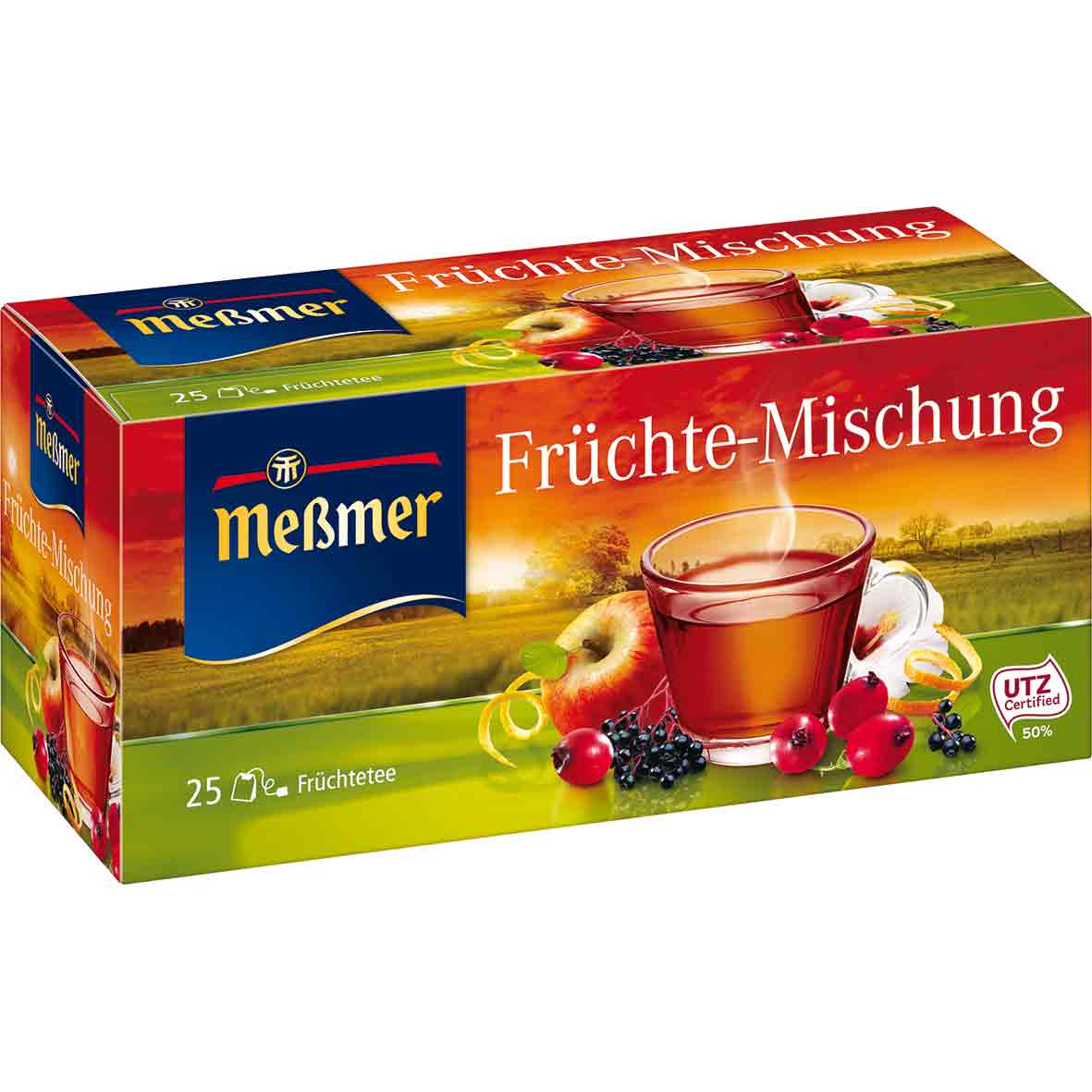 Meßmer Fruit Mix Tea 75g / 2.64oz 25 Bags Tea from Germany