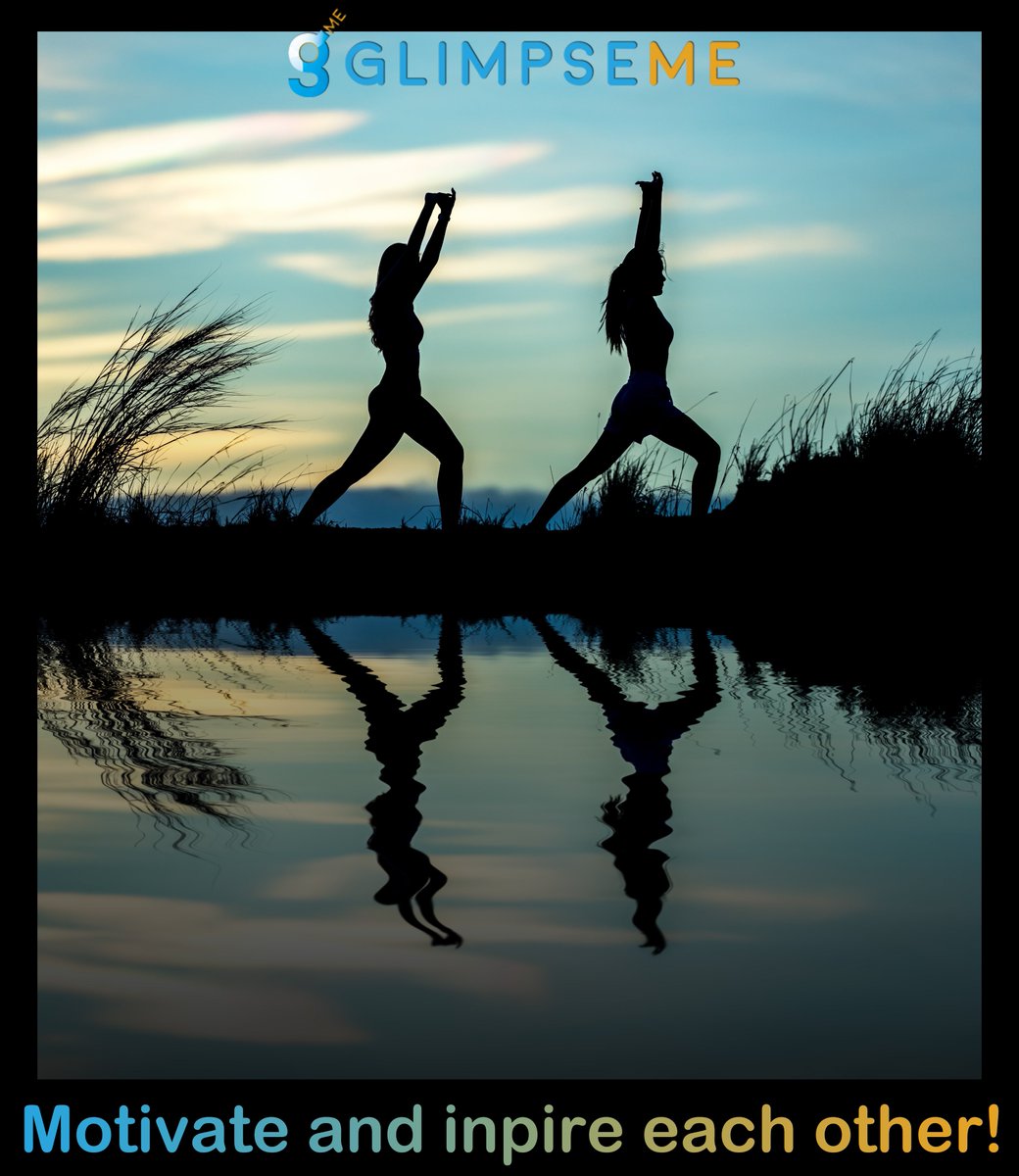 GlimpseMe_App's tweet photo. Friends who train together, stay together! #GetConnected with the yoga lovers in your surrounding areas or join a health and fitness community to keep you motivated.

Download the app FREE today!
https://t.co/pmAZ3n7IM5

#Friends #Motivation https://t.co/UYjosPAlMv