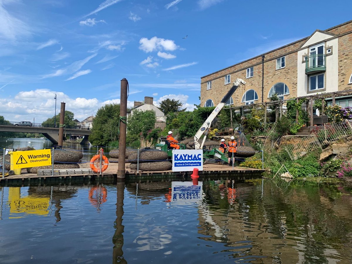 RidgewayOnline's tweet image. Our Rockbags team are delighted to be the chosen supplier for the Phase 1 – Temporary Bank Protection works to a river wall within the River Great Ouse to the rear of River Terrace in St. Neots. #Filterunitrockbags #Filterunit #Rockags 

rockbags.co.uk/jn-bentley-st-…