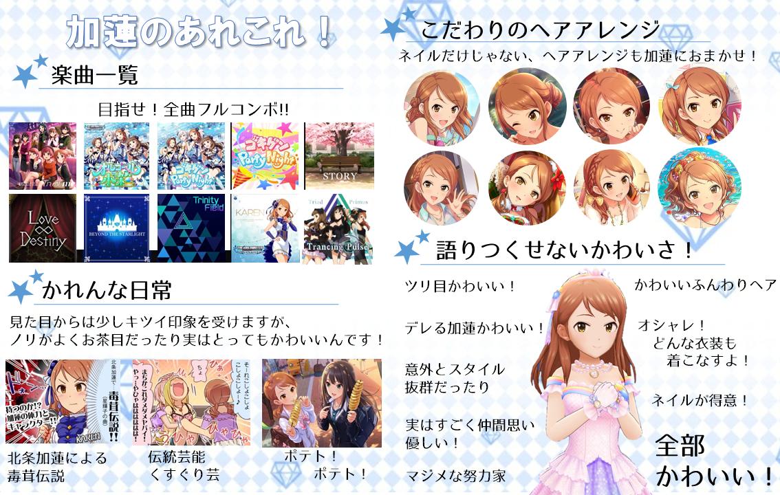 ぴーぴー Auf Twitter Sidempさんの間で加蓮が話題とのことで 病弱だった過去を乗り越え夢を叶えたシンデレラアイドル 北条加蓮をスカウトしてみませんか 不器用ながらも夢と向き合い 本気で努力を重ねる姿に胸を打たれること間違いなしです 北条加蓮を宜しく