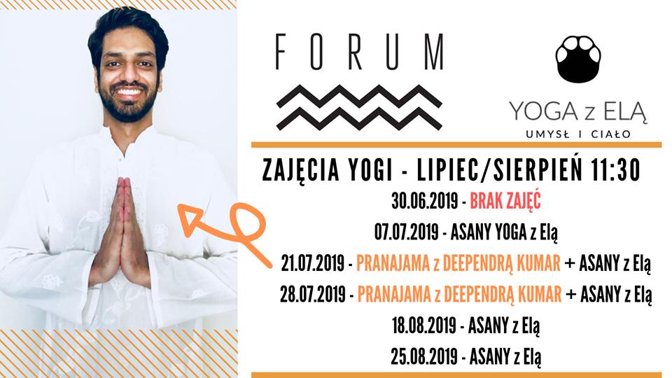 Joga z Elą w <a href="/Forum_krk/">FORUM PRZESTRZENIE</a>