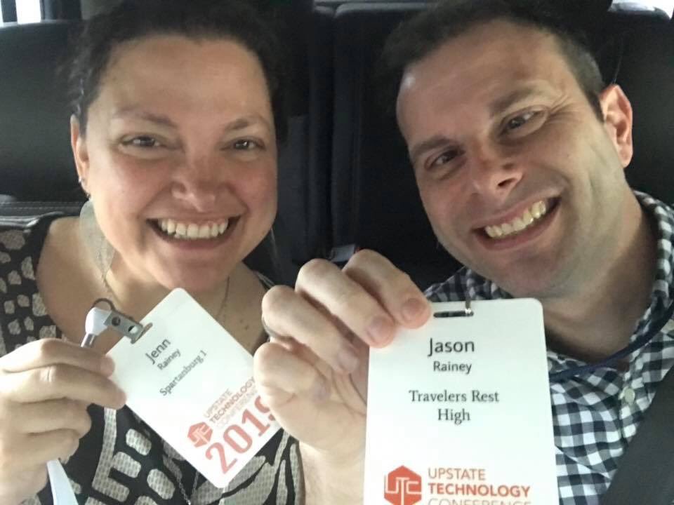 jennrainey1427's tweet image. On our way to #2019UTC! #carpool #utcHOV @upstatetech