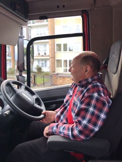 This is our driver, David Smith, who has been delivering to our customers for so long he can do it with his eyes closed! Over 17 years in fact of friendly service.
Knows every road, every site, every shortcut and every pothole out there!