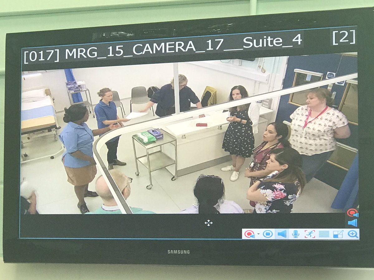 RobynStiger's tweet photo. Scenario 2 - de-escalating violence theme. Fantastic skills shown by all! #learningthroughsimulation @ceeepr @ClareButler10 @JonRoom @physiojo https://t.co/PB9uYVS6Qf