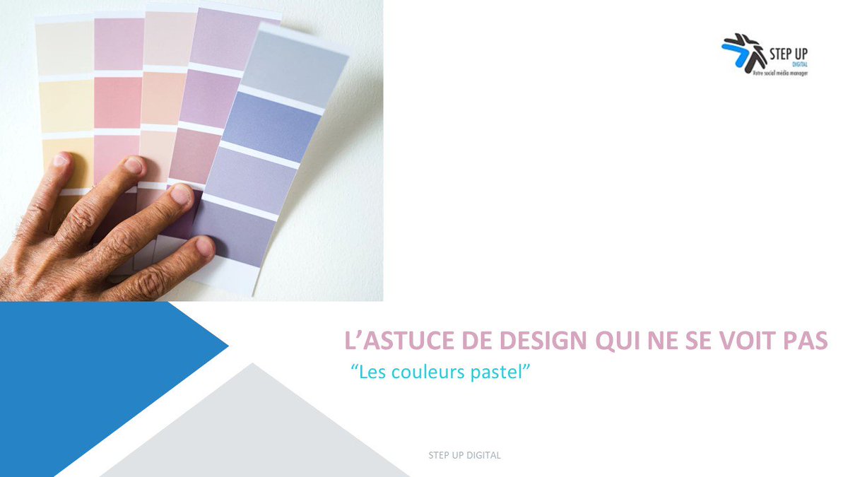 stepupmada's tweet photo. Les couleurs pastels, on les voit partout, mais les connaît-on vraiment ? Pour en savoir plus : https://t.co/X5YVlYvePv #LinkedIn #design #couleurs #socialmedia #pastel #créativité https://t.co/LzCxwUfqux