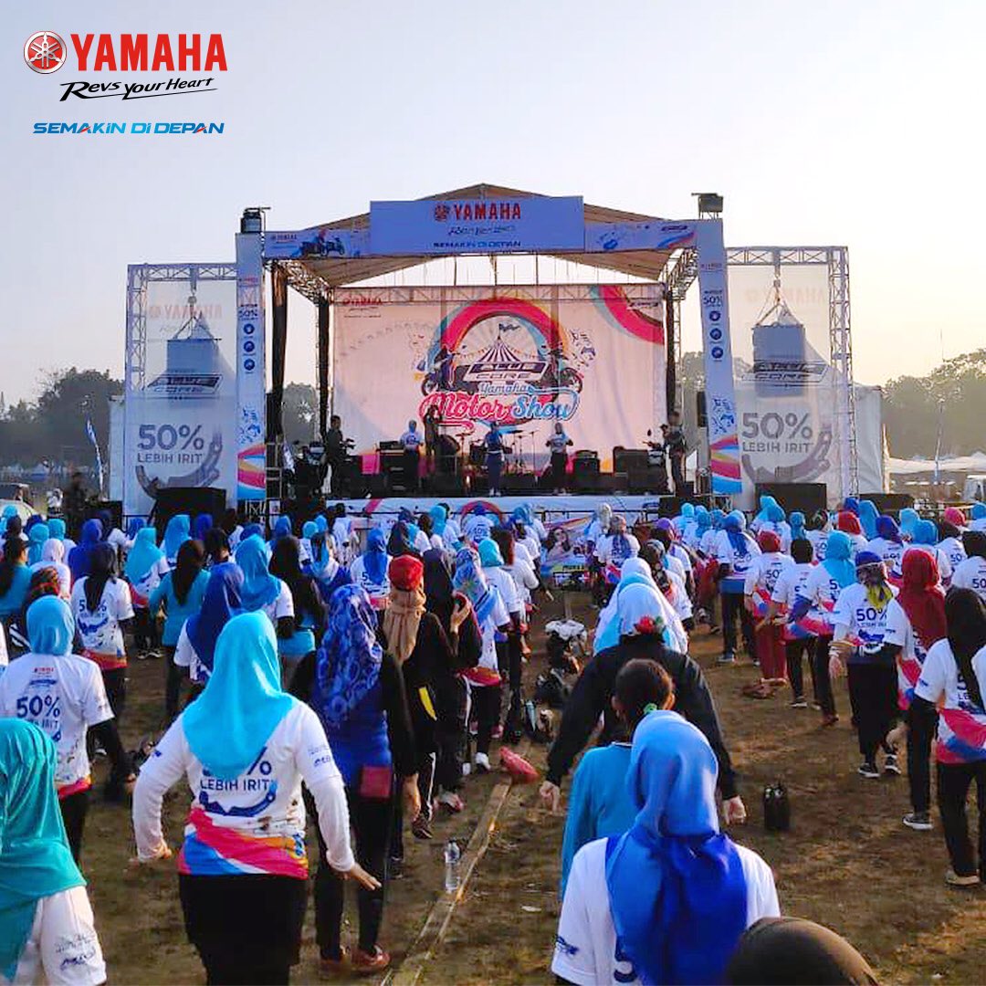 yamahaindonesia's tweet photo. Belom bosen doong sama BlueCore Yamaha Motor Show? Siapa nihhh yang masih nungguin? #BYMS2019 #YamahaBlueCoreMotorShow #YamahaIndonesia #SemakinDiDepan #YamahaBlueCore https://t.co/cjnBUbBgxj
