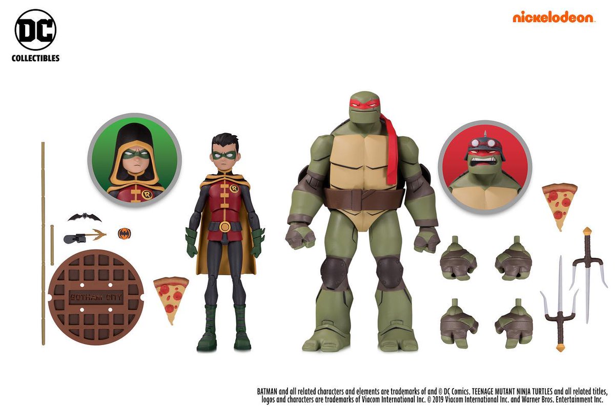画像引用元： GameStop Exclusive Batman vs TMNT 2-Packs by DC 