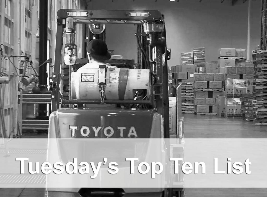 The Top Ten Tuesday Summary

They're timely, informative, insightful and important to your business. Just the best articles as seen through Twitter last week

See them here: bit.ly/2NKYwM8 #Forklift #Warehousing #SupplyChain #Construction #Logistics