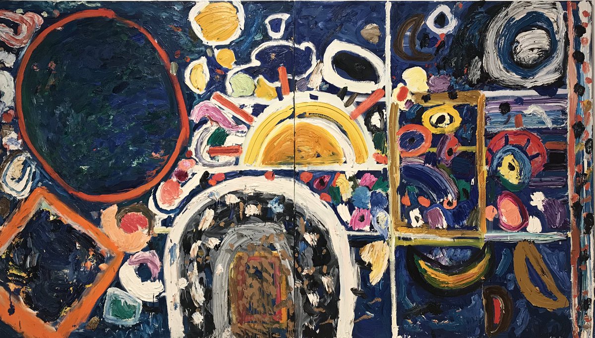 tushaw's tweet photo. ‘I don’t see why you shouldn’t be filling yourself up, making yourself happy. Feasting on beauty. I want an art that’s going to make me feel heady, in a high-flown way. I love the idea. I’d use the word spiritual. I’m not frightened of all that.’
#GillianAyres #Tate #Art https://t.co/QVTfrQR2te