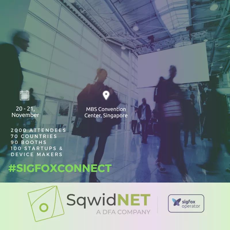 SqwidNet's tweet photo. Get your Booth! Exhibitor Application here https://t.co/NOqG4NY76h. Join The #0GRevolution! #IoT #SigfoxConnect @sigfox https://t.co/Jv0YyRtAXR