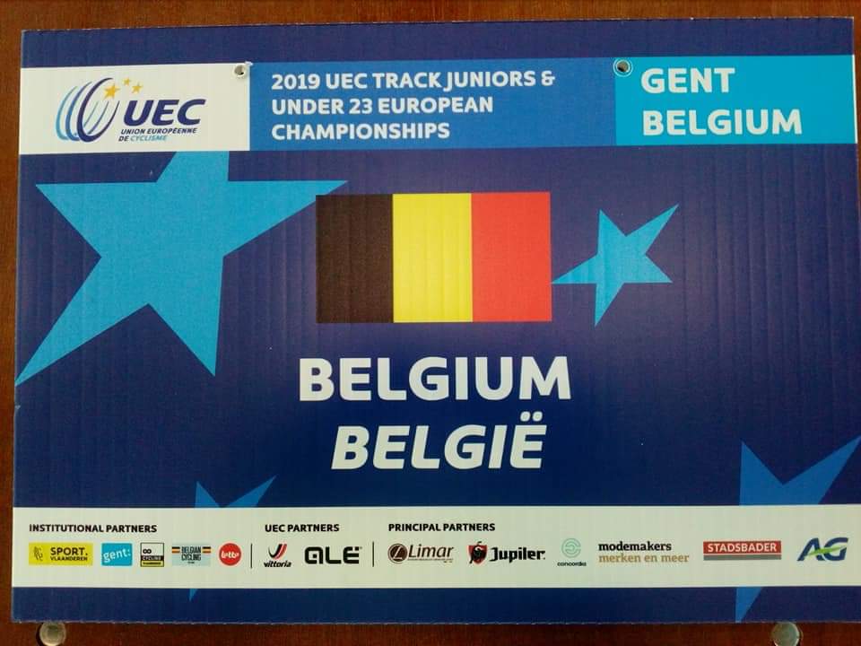 BELCyclingTeam's tweet photo. Best of luck to all the riders of our @BELCyclingTeam at the UEC Track Juniors &amp; U23 🇪🇺 Championships in Gent this week! 
It's going to be a very special one as it is on our home track 😀 #EuroTrack19 https://t.co/KcGipxGws4