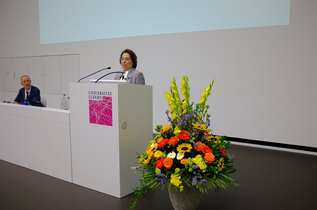 2019Ivr's tweet photo. Azizah Y. al-Hibri is presenting โThe Islamic View of Humanityโ at the @UniLuzern main university building. #IVR2019 #plenarylectures https://t.co/Js7MaBVO2z