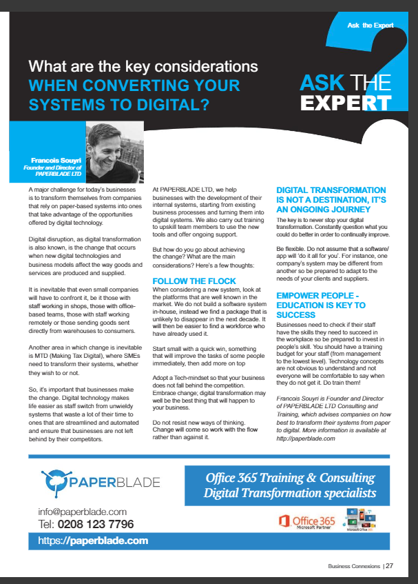 paperblad3's tweet photo. Check out our founder's interview on Digital Transformation in Business Connexions June 19 https://t.co/ftOErAu29n https://t.co/juYGxAa83u