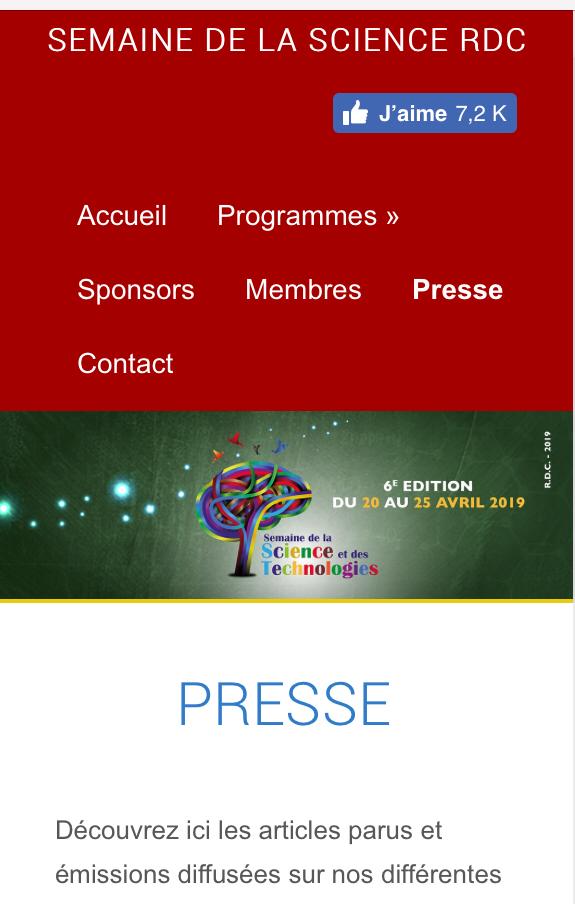 ScienceRDC's tweet photo. Retrouvez tous les articles, les émissions et les photos de la #SSTRDC sur notre page Presse https://t.co/y1gW3ruoRd. Bonne découverte. :-) https://t.co/mvz3IRUZ9R