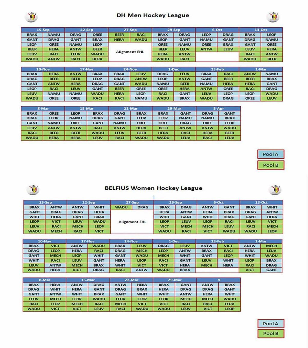 DH : le calendrier de la saison 2019-2020 okey.lalibre.be/dh-le-calendri…