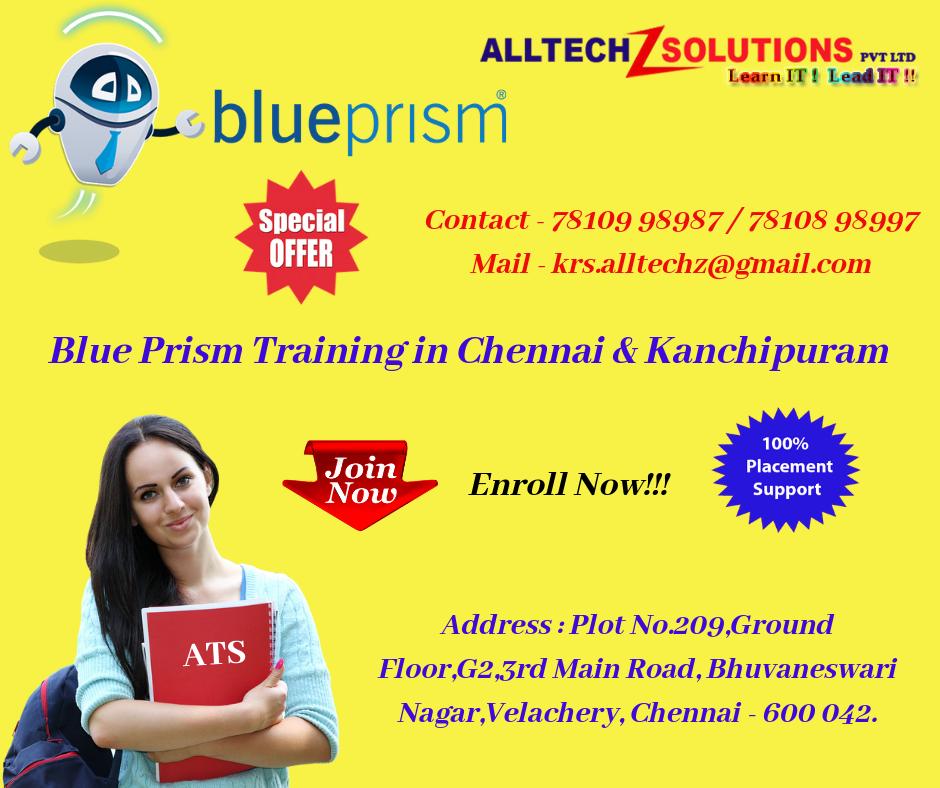alltechz's tweet image. AllTechZ Solutions (ATS) Pvt Ltd is the Best #BluePrism Training Institute in Chennai and Kanchipuram.
Learn : Blue Prism Training at AllTechZ Solutions.
Visit us : alltechzsolutions.in/blueprism-trai……
Call us : 78109 98987 / 78108 98997
#BluePrismTraining #BluePrismCourse #BluePrismExam