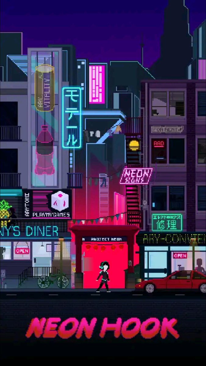 Try out this awesome #cyberpunk Synthwave inspired #game from <a href="/arytomistudios/">Arytomi</a> available on #andriod 😁

#Videogame #PlayStore #Androidgames #AndroidGame