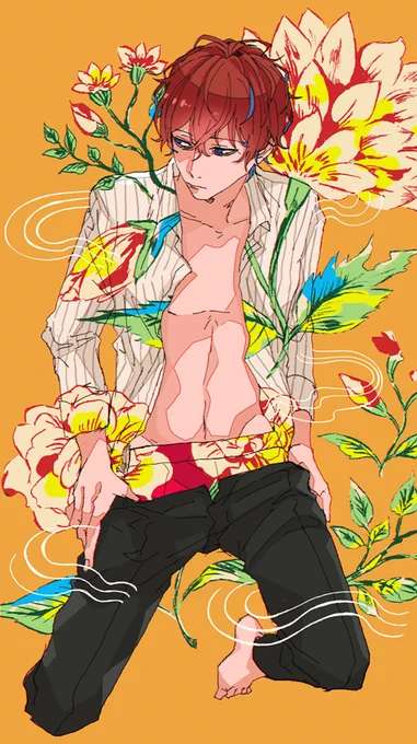 わたあいさん【@wata_i_】の線画を塗らせていただきました!線画からフェチズム全開の怪しい雰囲気漂ってて最高でした〜!素敵な時間ありがとうございます? 