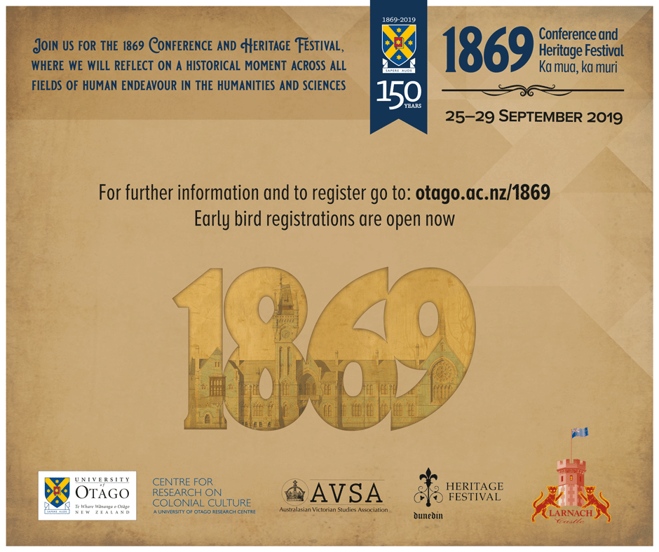 The early bird gets the...deal on registration fees! You have until the end of July to take advantage of the discounted rates. More info at otago.ac.nz/1869/registrat… <a href="/AusVicStudAssoc/">AVSA</a> #avsa2019 #otago1869