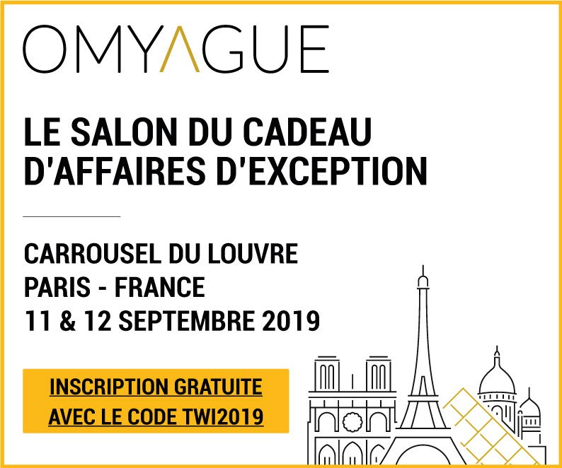 Les inscriptions pour l'événement incontournable de la rentrée pour les cadeaux d'affaires sont ouvertes ! ➡ bit.ly/inscription-om…

🗓11 &amp; 12 septembre 2019
📍Carrousel du Louvre

Pour (re)découvrir le concept OMYAGUE ➡ omyague.com

#omyague #cadeauxaffaires