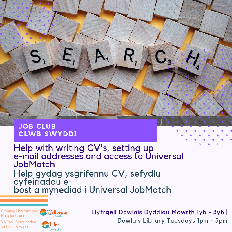 WellbeinMerthyr's tweet photo. Job Club at Dowlais Library today!
**
Clwb Waith yn Llyfrgell dowlais heddiw!
#Jobsearch #DowlaisLibrary #libraries https://t.co/9PJAQLNdFb