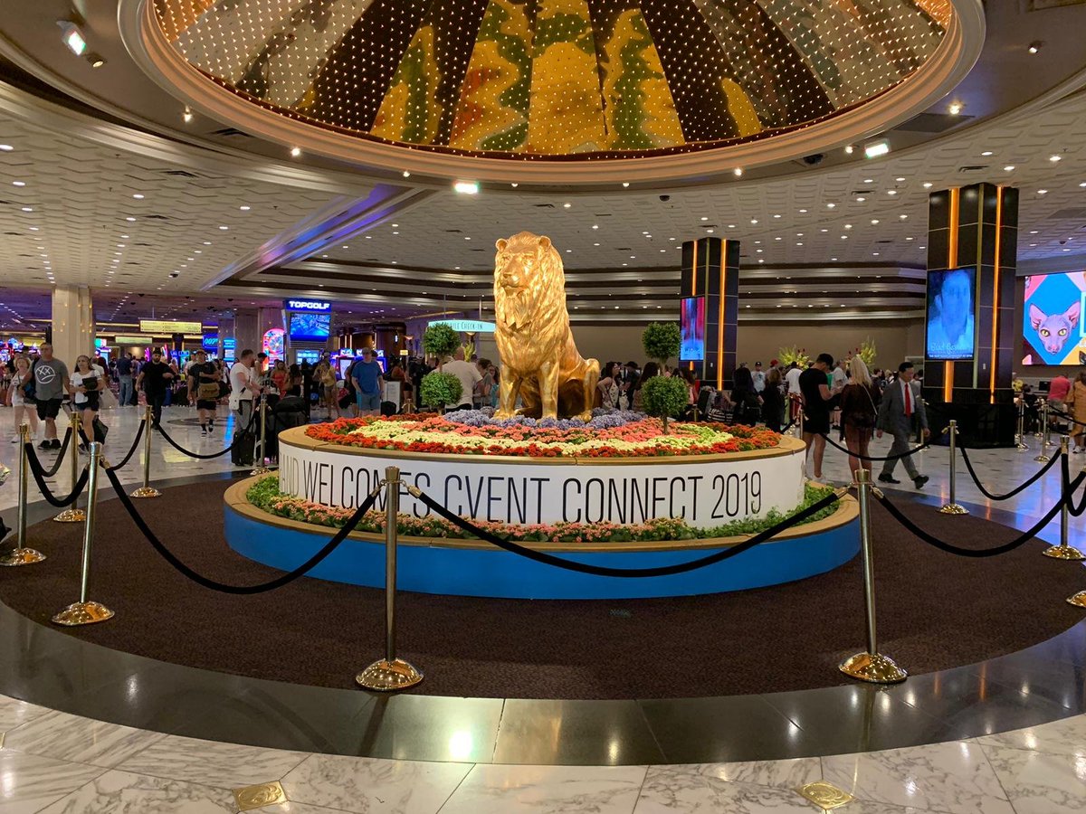 BuzznationETech's tweet photo. We are now at the MGM Grand, Las Vegas, for the Cvent Connect 2019 event. Looking forward to experiencing a cracking dose of Events Technology. Excited! 

#talktobuzznation #mgm #CventCONNECT #globalevents #eventtech #EventManagement #buzznationevents https://t.co/fpmwvzP1Aj