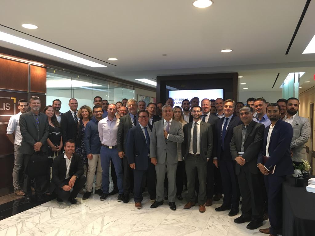 smsmode's tweet photo. [ #smsmode ] ✈️

Notre équipe 
@smsmode
 en délégation officielle avec la ville de #Marseille en visite à l' #incubateur #DMZ de Toronto.
#mobilemessaging #FrenchTech #amft https://t.co/O4WQM1o6fP