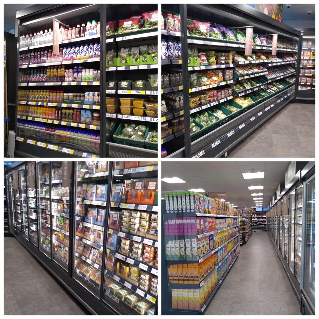 Allabouteve99's tweet photo. Come and see our new Tesco store in the cargo building on Grayson street open now https://t.co/e1ZffQyfFq